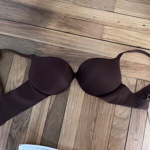 Skims Chocolate Brown Smooth T-Shirt Bra